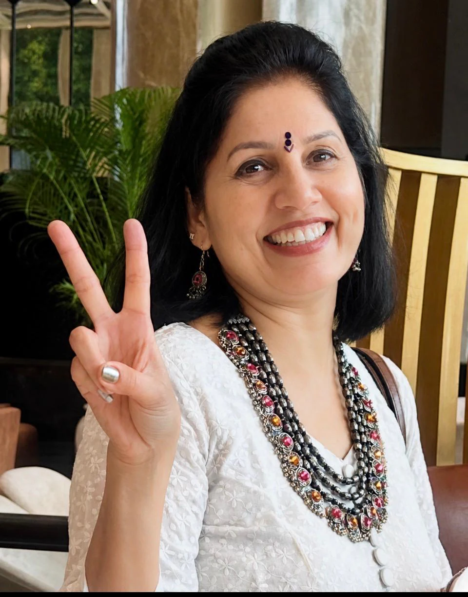 Maa, the maker behind Crazy Over Crochet, smiling